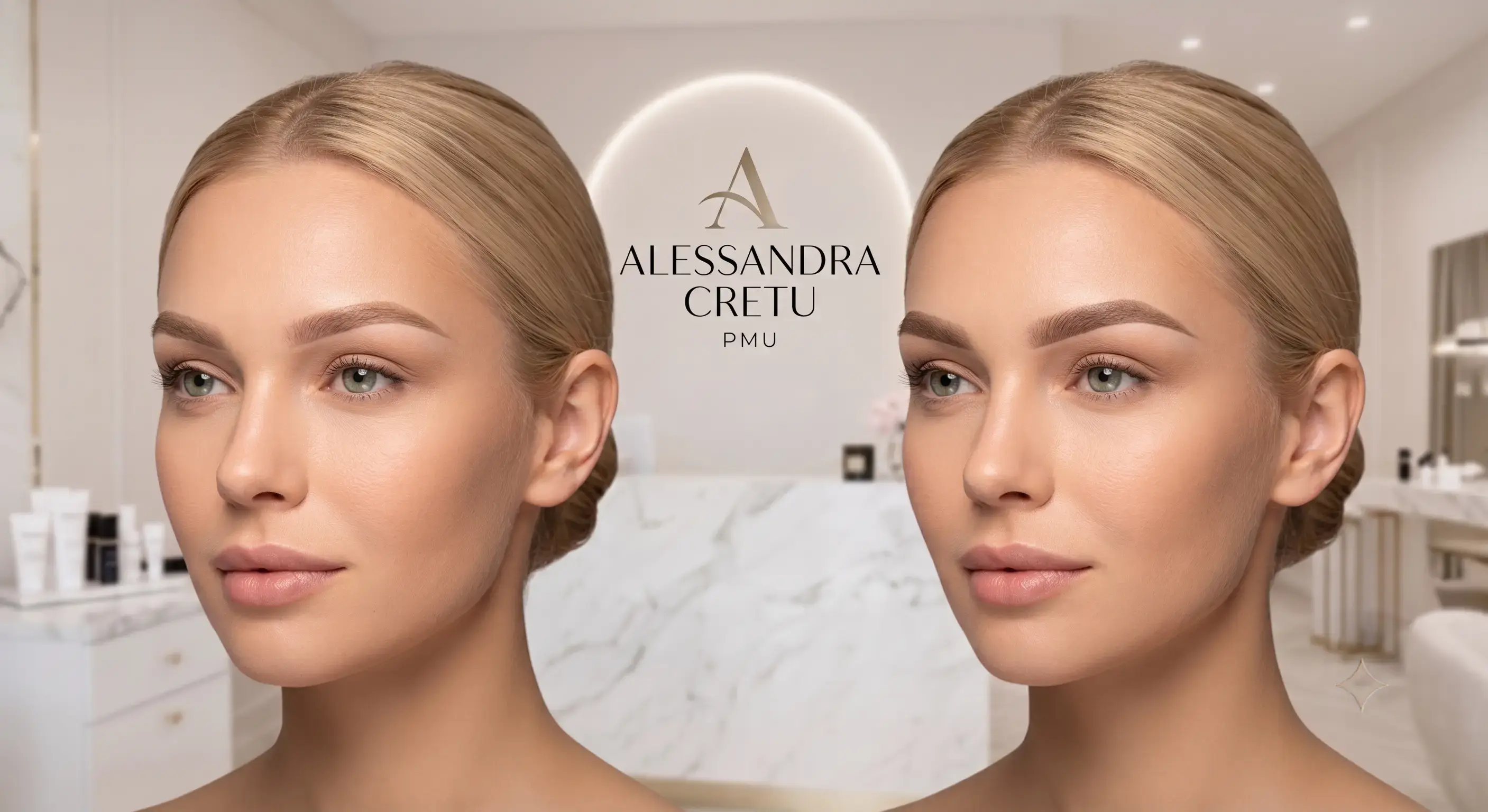 Eyebrow micropigmentation for blondes